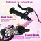 Purple Carbon Steel Kids Sport Bicycle with Dual Brakes, Training Wheels and Basket